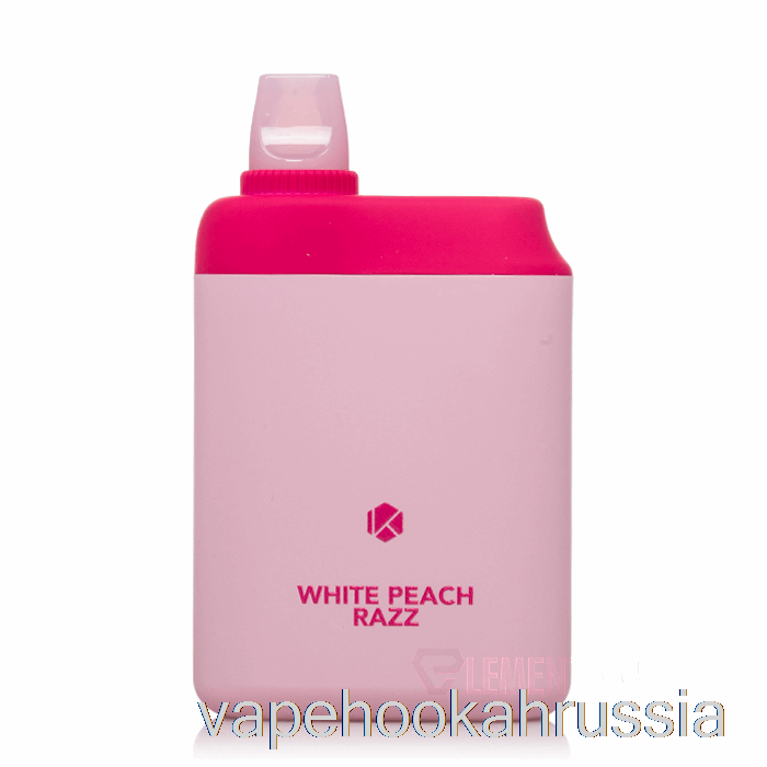 Vape Russia Kadobar X PK Brands PK5000 одноразовый белый персик Разз